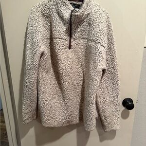 Cozy Cream Sherpa Pullover